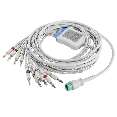 Mindary Beneview T5 T8 M2461A สายเคเบิล EKG และสายไฟ ตัวเชื่อมต่อ IEC4.0Banana