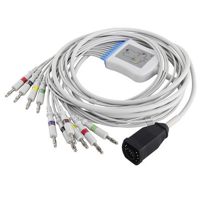 สายเคเบิล Zoll EKG ซีรี่ส์ E/M และขั้วต่อ Leadwires IEC 4.0 Banana