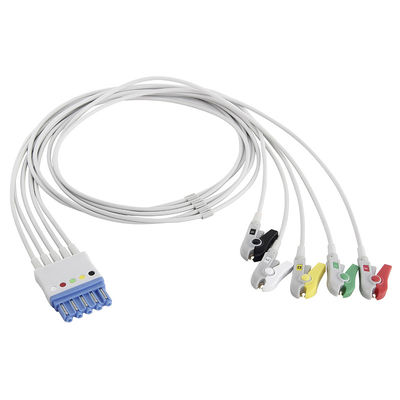 P-hilips ECG Leadwire ที่เข้ากันได้ - M1968A สายเคเบิล ECG และ Leadwires