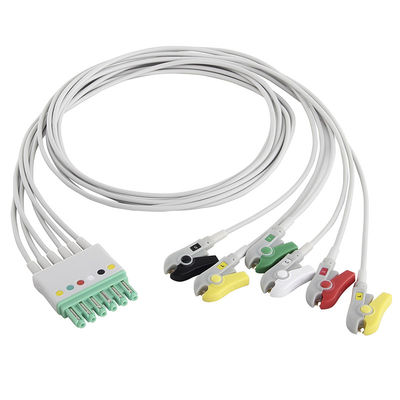 S-iemens Draeger Drager MP03405 ECG สายนํา 6 สายนํา Grabber M300 อินฟินิตี้ M540 MultiMed Plus IEC คลิป