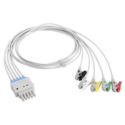 GE Datex Ohmeda 545316 545318 2.0 5 สายเคเบิลตรวจสอบผู้ป่วย ECG EKG ตะกั่ว