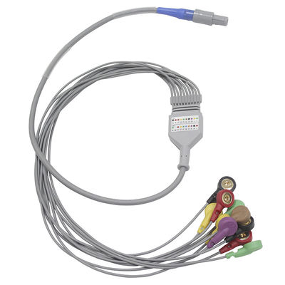 เครื่องมือชีวการแพทย์ 10 นำสายเคเบิลและสายไฟ ECG ของ Holter