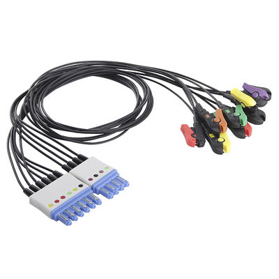 P-hilips DG สไตล์ Radiatransparent ECG Leadwires DG Connector