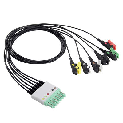 Siemens Drager Radio ลวดโปร่งแสง X-Ray 5 Lead MRI ECG Lead Wire