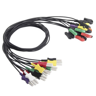 Spacelabs X-Ray CT 10 Lead MRI เครื่อง ECG สายเคเบิล Radiotranslucent Lead Wire