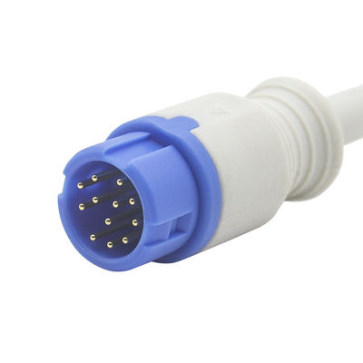 Anke ASC-553 เซ็นเซอร์ SpO2 แบบใช้ซ้ำได้ Oxi-max Tech 12Pin คลิปนิ้วสำหรับผู้ใหญ่ SpO2 Probe