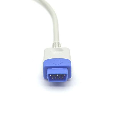 GE Datex Ohmeda OxyTip TruSignal Tech TS-F-D เซ็นเซอร์ SpO2 9Pin คลิปนิ้วสำหรับผู้ใหญ่ SpO2 Probe I4 พร้อมโมดูล E-Series
