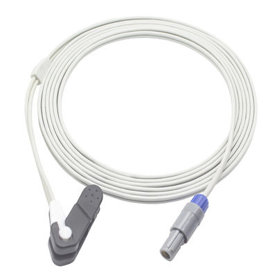Biocare BM-9000 Spo2 เซ็นเซอร์ 6 ขา 40 องศาคลิปหู Veternar คลิป SpO2 Probe