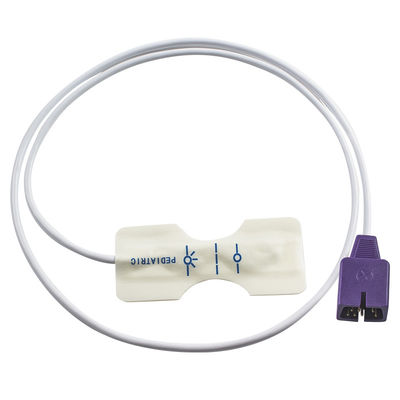 N-ellcor DB9 7pin I20 เซ็นเซอร์ SpO2 แบบใช้แล้วทิ้ง N-3000 PB-3940 โฟมสีขาวสำหรับทารกโพรบ SpO2 แบบใช้แล้วทิ้ง