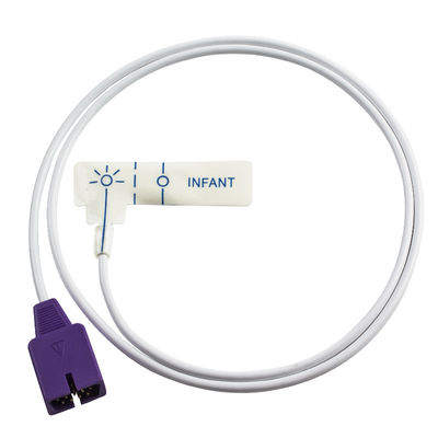 N-ellcor Oxi-max DB9 9pin MAX-I N-20 N-600x Infant White Foam ผ้าอ้อม SPO2 Pulse Oximeter Finger Probe