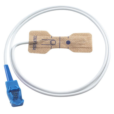 GE Oxytip เครื่องตรวจจับ SpO2 ที่ใช้ครั้งเดียว เนื้อที่ไม่เนื้อสําหรับผู้ใหญ่ / ผิวใหม่