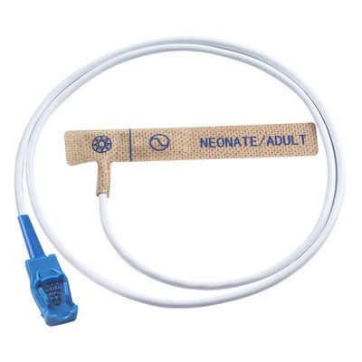 GE Oxytip เครื่องตรวจจับ SpO2 ที่ใช้ครั้งเดียว เนื้อที่ไม่เนื้อสําหรับผู้ใหญ่ / ผิวใหม่