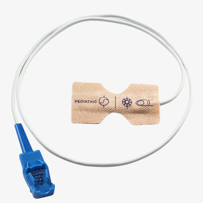 GE Oxytip หัววัดเซ็นเซอร์ SpO2 แบบใช้แล้วทิ้งผ้ายืดผิวหนังทารกแรกเกิด