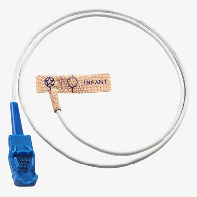 GE Oxytip หัววัดเซ็นเซอร์ SpO2 แบบใช้แล้วทิ้งผ้ายืดผิวหนังทารกแรกเกิด