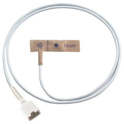 Novametrix 512 513 6pin เครื่องตรวจ SpO2 ครั้งเดียว 710 715 ผ้าที่ไม่ได้เนื้อสําหรับผู้ใหญ่