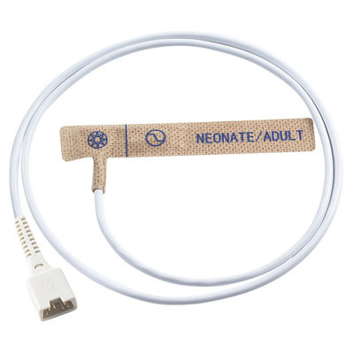 Novametrix 512 513 6pin เครื่องตรวจ SpO2 ครั้งเดียว 710 715 ผ้าที่ไม่ได้เนื้อสําหรับผู้ใหญ่