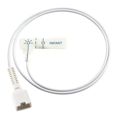 Novametrix 513 710 6pin เซ็นเซอร์ SpO2 แบบใช้แล้วทิ้ง 715 MARS โฟมสีขาวสำหรับเด็ก หัววัด SpO2 แบบใช้แล้วทิ้ง