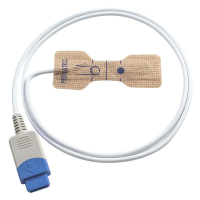 Datex Ohmeda TS-AP-10 TS-AP-25 เซ็นเซอร์ SpO2 แบบใช้แล้วทิ้ง 3800 3900 ผู้ใหญ่ / ทารกแรกเกิด ผ้าไม่ทอ หัววัด SpO2 แบบใช้แล้วทิ้ง