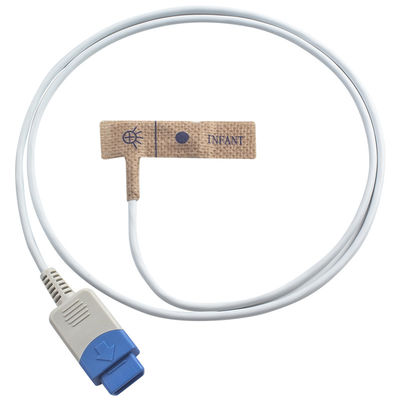 Datex Ohmeda TS-AP-10 TS-AP-25 เซ็นเซอร์ SpO2 แบบใช้แล้วทิ้ง 3800 3900 ผู้ใหญ่ / ทารกแรกเกิด ผ้าไม่ทอ หัววัด SpO2 แบบใช้แล้วทิ้ง