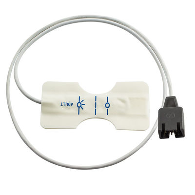 สีขาวฟองเด็ก SpO2 เซนเซอร์ DB9 9Pin สําหรับ Rad-7 Rad-8 85CM