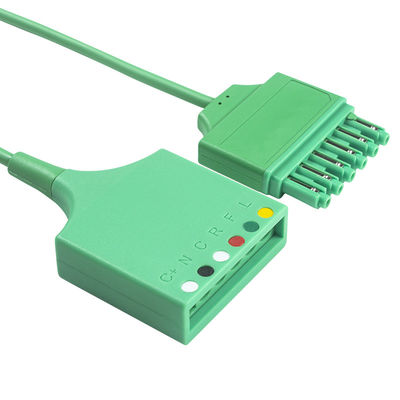 Siemens Draeger MS16256 6Lead ECG Trunk Adapter Cable Drager ECG Extension Trunk สายเคเบิล Single Pin Connector
