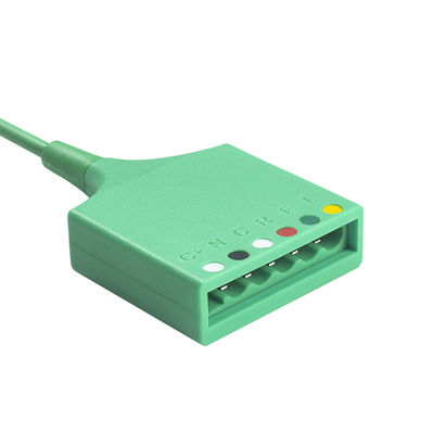 Siemens Draeger MS16256 6Lead ECG Trunk Adapter Cable Drager ECG Extension Trunk สายเคเบิล Single Pin Connector