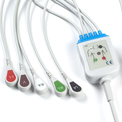 P-Hilips สาย ECG และสายตะกั่ว 12pin 5 Lead M1975A สาย ECG