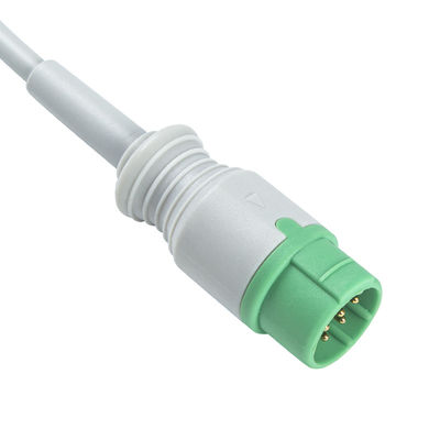 สายเคเบิล ECG Mennen และ Leadwires 5 Lead IEC Clip 12Pin Connector สายเคเบิล ECG