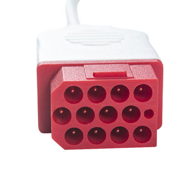 Bionet ใหม่ BM3 BM5 BM7 5 Lead ECG Cables และ Leadwires Snap ECG Cable IEC 12 pin