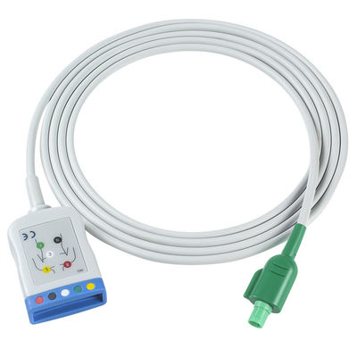Datascope/Maquet/Getinge 12 ปิน ECG กระดานกระดานไปยัง ECG 5 สายนํา IEC AHA Single Pin ECG สายนํา