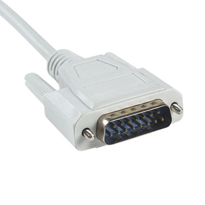 Carewell 1101 1103 สายเคเบิล EKG DB15Pin สายเคเบิล EKG และสายไฟ IEC