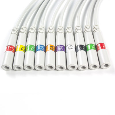 ECG Parts Banana เพื่อ Snap ECG Adapter Pigtail Adapters 9281-002-50 4mm ECG Electrode Connector