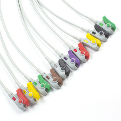 นวดกล้วยเพื่อคลิป อดแทปเตอร์ ECG อดแทปเตอร์หางหมู 3.00MM IEC เครื่องเชื่อมอิเล็กตรอน ECG