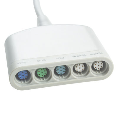 S-iemens SC7000 สายเคเบิล ECG Draeger 5590539 สายเคเบิลลำต้น ECG สำหรับทารกแรกเกิด