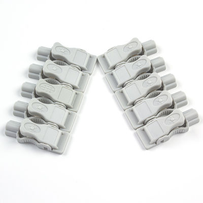 AHA IEC ECG Alligator Clip Electrodes Banana To Tab Adapters 9490-214