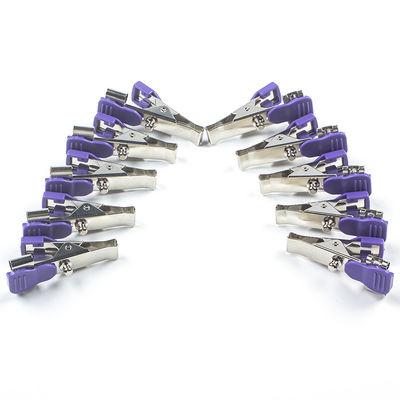 ชิ้นส่วน ECG สัตวแพทย์นำมาใช้ใหม่ ECG Alligator Clip Adapters 9101-20-58104 ECG Electrodes Connector