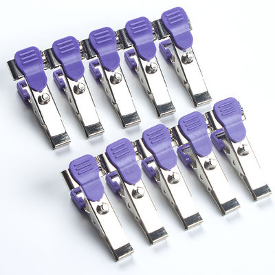 ชิ้นส่วน ECG สัตวแพทย์นำมาใช้ใหม่ ECG Alligator Clip Adapters 9101-20-58104 ECG Electrodes Connector