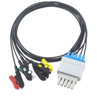 Datex MRI Radio Translucent Cable 5 Lead X-Ray ECG Lead Wire