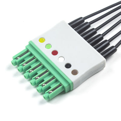Siemens Drager Radio ลวดโปร่งแสง X-Ray 5 Lead MRI ECG Lead Wire