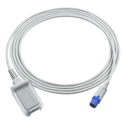 สายเซนเซอร์ Shenmei SpO2 8Pin ถึง 9Pin SpO2 อะแดปเตอร์สำหรับคลินิก/โรงพยาบาล
