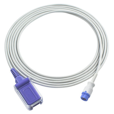 Anke ASC-553 N-ellcor Oxi-max tech SpO2 Sensor Cable SpO2 อะแดปเตอร์สายต่อสายเคเบิลสำหรับผู้ป่วย