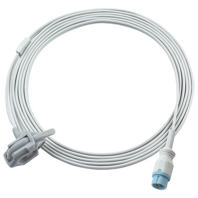 เครื่องตรวจจับ DRE Spo2 10Pin P02111 DRE Pro Touch Waveline EZ เครื่องตรวจสอบ Nelcor Tech SpO2 แบบตรงเดียว