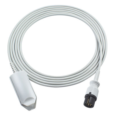 Anke 6 pin Reusable SpO2 Sensor ASC-553 ACS-553A AAMI 6Pin Connector ผู้ใหญ่ SpO2 Probe ที่มีปลายอ่อน