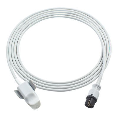 Anke 6 pin Reusable SpO2 Sensor ASC-553 ACS-553A AAMI 6Pin Connector ผู้ใหญ่ SpO2 Probe ที่มีปลายอ่อน