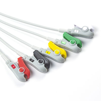 สําหรับชิลเลอร์ที่สอดคล้องกับเคเบิล ECG และสายนํา ส่งต่อตรง 5 Lead IEC Grabber