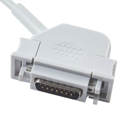 GE Hellige สาย ECG สำหรับ Cardiosys Monitor EK36 EK403 EK4 EK413 EK43 EK512 EK53 EKG IEC Banana 4.0 Connector