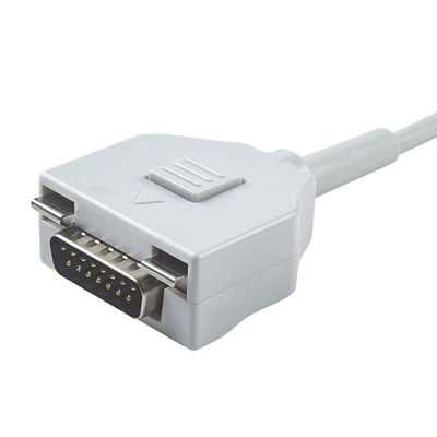 Fukuda ME EKG Cable KP-500 KP-500D Cardisuny EKG Patient Monitor Cable 10 Leads Wires ขั้วต่อ IEC Banana 4.0