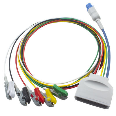 P-Hilips MX40 เทเลเมตรี ECG สายนําที่มีเซนเซอร์ SpO2 5 สายนํา ECG สายนํา 989803171951