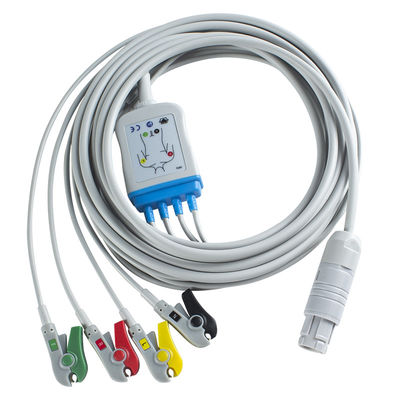 รองรับสําหรับ Primedic ECG Cable Primedic Defibrillator 4Lead ECG IEC Grabber