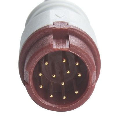 สายอะแดปเตอร์ P-Hilips Dual IBP พร้อมขั้วต่อ 12 พิน ความยาว 0.3 เมตร และวัสดุ TPU สำหรับใช้งานทางการแพทย์